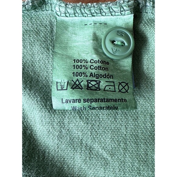 Superior Vintage SV52‎ Short Sleeve Henley Tee Mens Medium - Picture 7 of 12